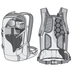 Рюкзак AMPLIFI BC outrun dark-black 28 ltr — изображение 3