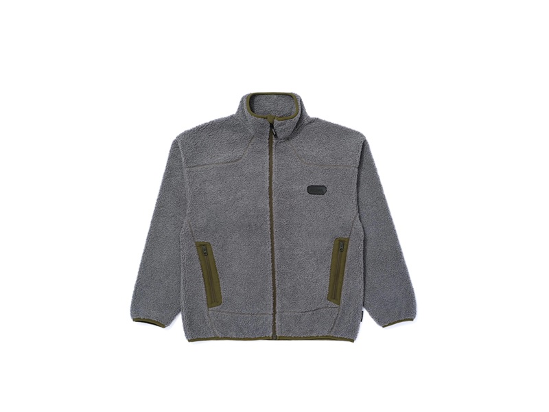 Джемпер флис HOWL TEXTURED ZIP UP Grey