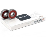Подшипники для скейтборда MOSAIC Super 0 Abec 5 Silver Red — изображение 4